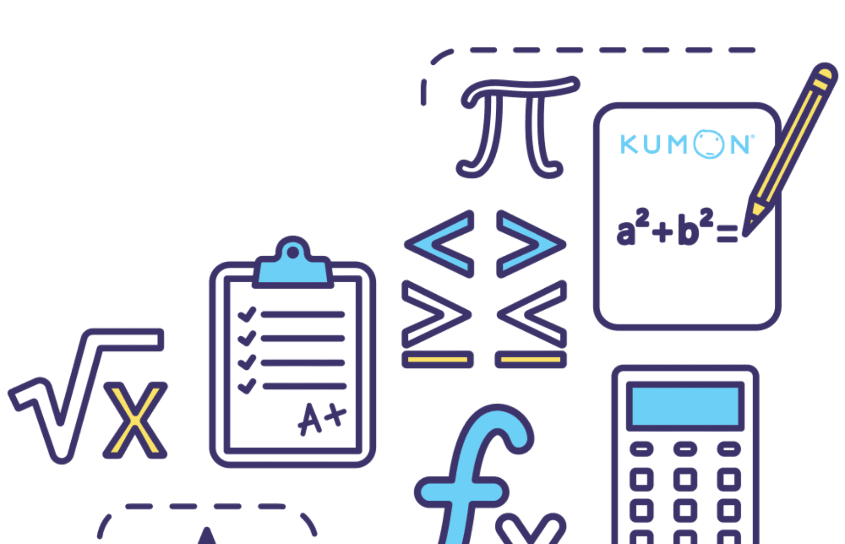 Math learning illustration